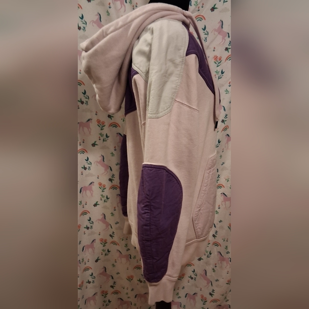 EUC Isabel Marant Nansel Pink & Purple Cotton Casual Winter Hoodie Sweater SZ S - Picture 4 of 6